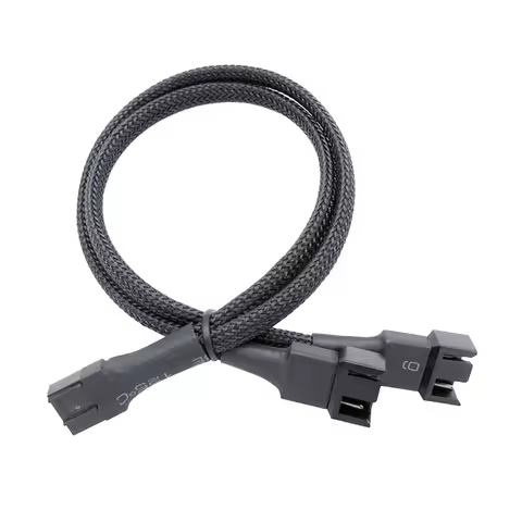 NEW PWM Fan Splitter 1/2/3/4pin Adapter Cable 1 Computer CPU Fan Splitter PC Fan Extension Power Cab