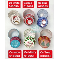 Christmas cupcake case / christmas cupcake holder / xmas cupcake liner