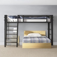 Nordic Iron Loft Bed Loft Bed Multi-functional Small Apartment Single Layer Space-saving Re-examinat