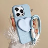 3D Heart Stand Case With Lanyard For OPPO F31 Pro Plus F29 Pro F27 Pro Plus F23 F21S F21 Pro F11 Ant
