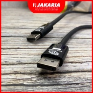 ILLUPRO Display Cable Port 1.4 8K 3 meters DP to DP Cable 3m DP Cable 165Hz 240Hz