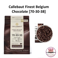 Callebaut 70-30-38 Extra Bitter Dark Finest Belgium Chocolate 70.5% / Callebaut 811 54.5% 2.5kg (NO 