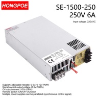 1500W 250V Power Supply 0-250V Adjustable Power 250VDC AC-DC 0-5V Analog Signal Control SE-1500-250 