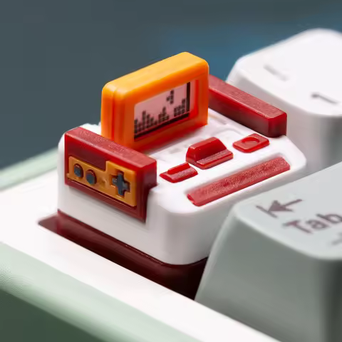 Classic Retro FC Keycap Famicom Vintage Novelty Keycap For Mechanical Keyboard Backlit Keycap ESC Cu