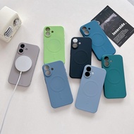 Suitable for IPhone 16 Phone Case 16Pro Soft Case 16Plus Magnetic Liquid Phone Case Apple 16 Promax