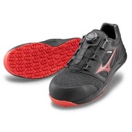 🎌日本直送 [現貨 即寄] Mizuno BOA 旋扣  黑紅 EU42.5 26.5cm US9 防滑安全工作鞋 防滑安全工作鞋 地盤工地廚房運輸搬運車房維修 JSAA JIS