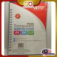 Astar Penutup PVC A4 / Binding Cover A4 Transparent/A4 PVC Cover 100PCS (PC018)