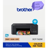 Brother DCP-T420W Print, Scan, Copy Refill Ink Tank Wireless Printer