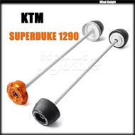For KTM SUPERDUKE 1290/1290R/1290RR/1290R EVO/1290GT Motorcycle Front Rear Axle Sliders Wheel Protec
