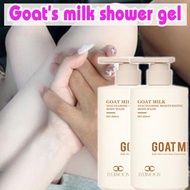 LYDIMOON whitening body wash goat milk body wash 美白沐浴露800ml Whole body niacinamide whitening&amp; moisturizing shower gel