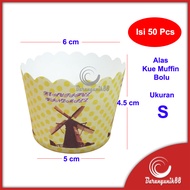 [Muffin Small] Kertas Alas Muffin Cup Cake Bolu Roti Kue (50 pcs) Ukuran Kecil