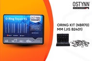 Oring Kit NBR70 OSTYNN O Ring Repair Karet Seal Set Box JIS / AS568 - INCH
