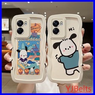 Case Oppo A57 2022 Oppo A77S tpu Big wave silicone couple phone case DBL