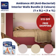 [BUNDLE] Dulux Ambiance All Interior Walls (Anti-bacterial) Paint Brown Earth Tone Taupe Twist (Designer’s Choice)