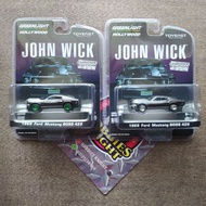 Greenlight Chase Kombo John Wick Chrome 1969 Ford Mustang BOSS 429