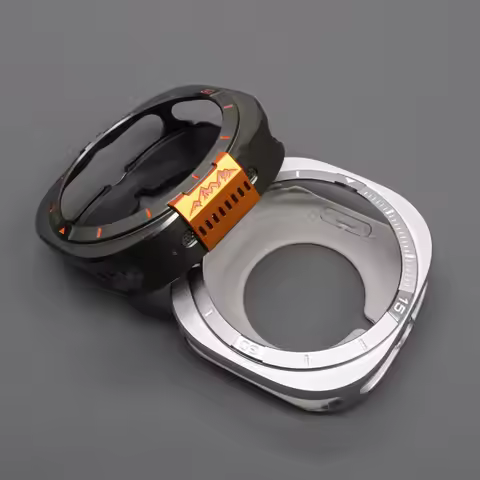 Metal Alloy Protective Case for Samsung Galaxy Watch Ultra 2 Hard Bumper Cover for Galaxy Watch Ultr