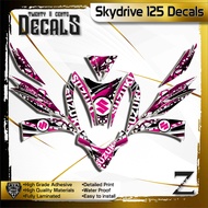 skydrive 125 decals high-quality sticker gear
