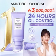 SKINTIFIC Matte Fit Serum Sunscreen SPF50+ PA++++ 50g 24-Hour Oil-Control Sunscreen with Zinc PCA Ec