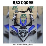 Cover Set Rapido RSX Honda Winner-X 150 (7) Silver Red RSX150 Accessories Motor Supra GTR RS-X Winne