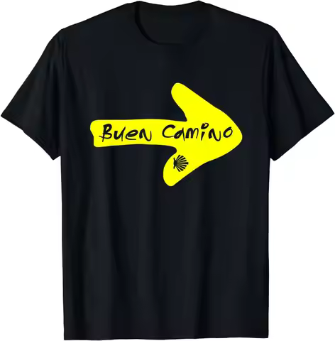 Buen Camino De Santiago Compostela Spain St James Way Men T-Shirt Short Sleeve Casual Cotton O-Neck