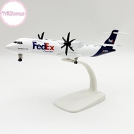 Trillionca 1 Set 20cm Fedex ATR Airplane Model Airplane Toy Diecast Metal Alloy Collection Children 