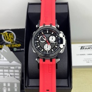 Tissot T-Race Chronograph Black Dial Red Rubber Strap 43MM T115.417.27.051.00
