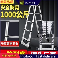 [in stock]Telescopic Ladder Sub Multi-Functional Telescopic Ladder Household Trestle Ladder Folding Stair Step Ladder Engineering Ladder Elevator Bamboo Ladder