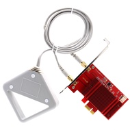 Deal4GO 867Mbps 802.11ac PCIe Express Desktop Wireless-AC 8265 WiFi Adapter Bluetooth 4.2 with 3.6ft