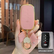 Cover Kunci Toyota Hilux GR Sport Fortuner GR Sport 2022 - 2024 Leather Key Case Cove Accessories