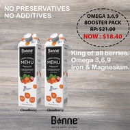 Bonne Finland Cloudberry Apple Juice 2x1L | Omega 3 6 9 Iron Magnesium Antioxidant No Sugar Halal Bu