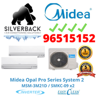 MIDEA OPAL PRO SERIES (4 TICKS) SYSTEM 2 AIRCON WITH INSTALLATION