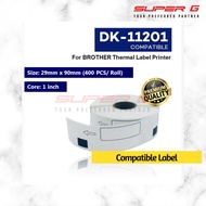 DK-11201 Thermal Printer Sticker/Label (Brother Printer Compatible)