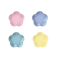 Le creuset flower plate 23cm ceramic plate flower shape plate gift set home vegetable plate