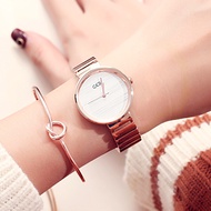 GEDI Gedi Fashion Trendy Bracelet Style Women's Compact Steel Strap Watch with Simple Dial Texture, 