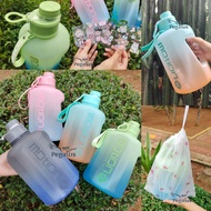 Kj101 Motion Bottle 2200ml JUMBO Gradation Sport Motivation Drink Bottle