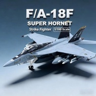 1/100 Scale F-18 Hornet VFA-103 Fighter Plane Metal Military Diecast Aircraft Models for Adult, Idea
