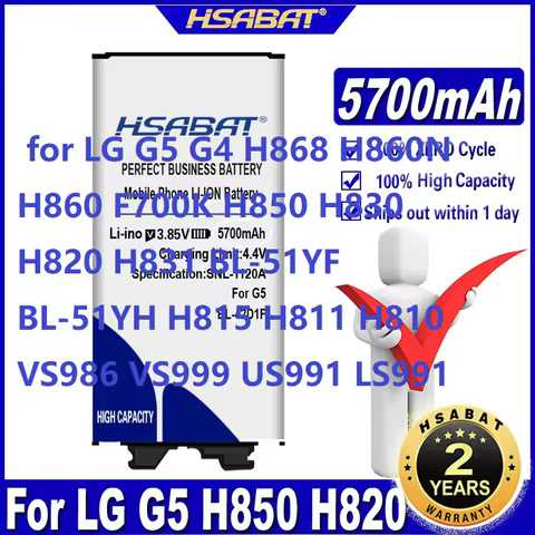 BL-42D1F Battery for LG G5 G4 H868 H860N H860 F700K H850 H830 H820 H831 BL-51YF BL-51YH H815 H811 H8