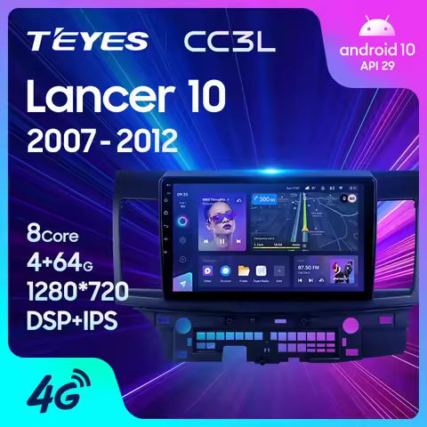 TEYES CC3L WIFI For Mitsubishi Lancer 10 CY 2007 - 2012 Car Radio Multimedia Player Navigation stere
