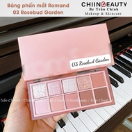 Romand 03 Rosebud Garden eyeshadow palette in ChiinBeauty dry pink