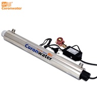 Coronwater Water Filter 6 gpm UV Disinfection with Flow Switch Water Sterilizer SEV-5565FS