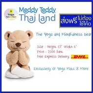 MEDDY TEDDY - ORIGINAL YOGA TEDDY BEAR ตุ๊กตาหมีฝึกโยคะ โยคะเด็ก kids yoga สำหรับสอนโยคะเด็ก ตุ๊กตาหมีเล่นโยคะ