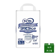 來復易 長時間安心復健褲內褲型成人紙尿褲 LL號 16片*2包