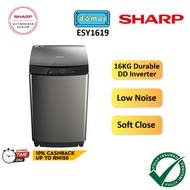 Sharp Washing Machine Inverter 16KG Top Load Washer Direct Drive Mesin Basuh Auto Murah 洗衣机 洗衣機 ESY1