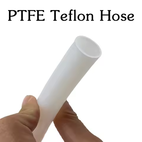 PTFE Tube 600V ID 1-2-2.5-3-4-5-6-7-8-9-10-11-12-13-14-15mm F46 Insulated Hose Rigid Pipe Temperatur