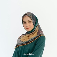 Hijab Atwork Mint Scoop & Cone