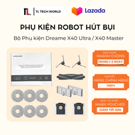 Bộ phụ kiện robot hút bụi Dreame X40 Ultra / X40 Master - Chất liệu bền bỉ - Hàng chính hãng