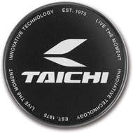 RS TAICHI Logo Motorcycle Car Round 3D Urethane 2.0 x 2.0 inches (50 x 50 mm) Circle Sticker BLACK/WHITE