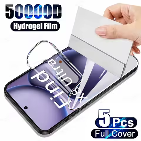 5PCS Hydrogel Film For OPPO Find X9 X8 X7 Ultra X6 X5 X3 X9 Pro Neo Screen Protector For OPPO Find X