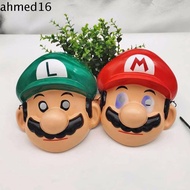 AHMED Cosplay Mask Birthday Party Cosplay Anime Mask Headwear Mario Theme Decoration Supplies Super Mario Bros