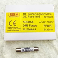 SIBA FF500mA 1000V MULTIMETER FAST ACTING HR CERAMIC FUSE 6.3 x 32mm (1pcs)